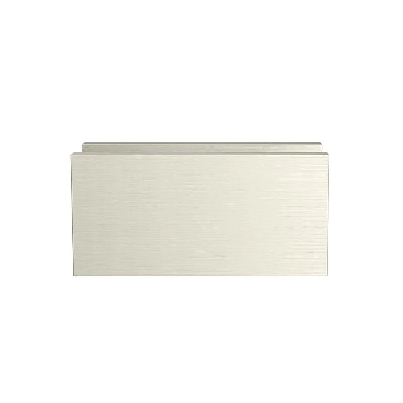 Meir Glass Fixing U Bracket - PVD Brushed Nickel - Image 2