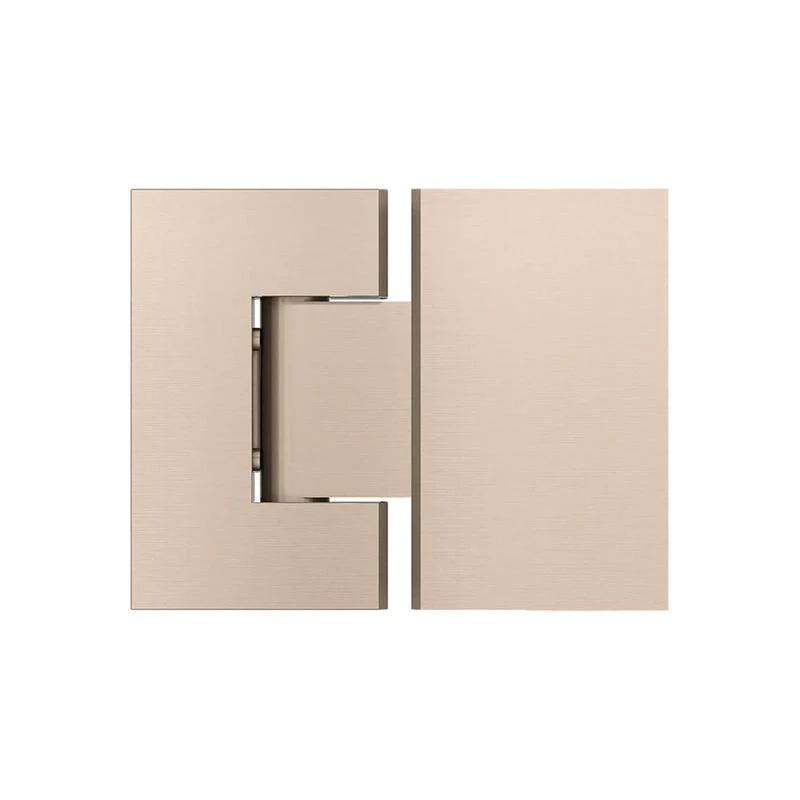 Meir Glass to Glass Shower Door Hinge - Champagne - Image 2