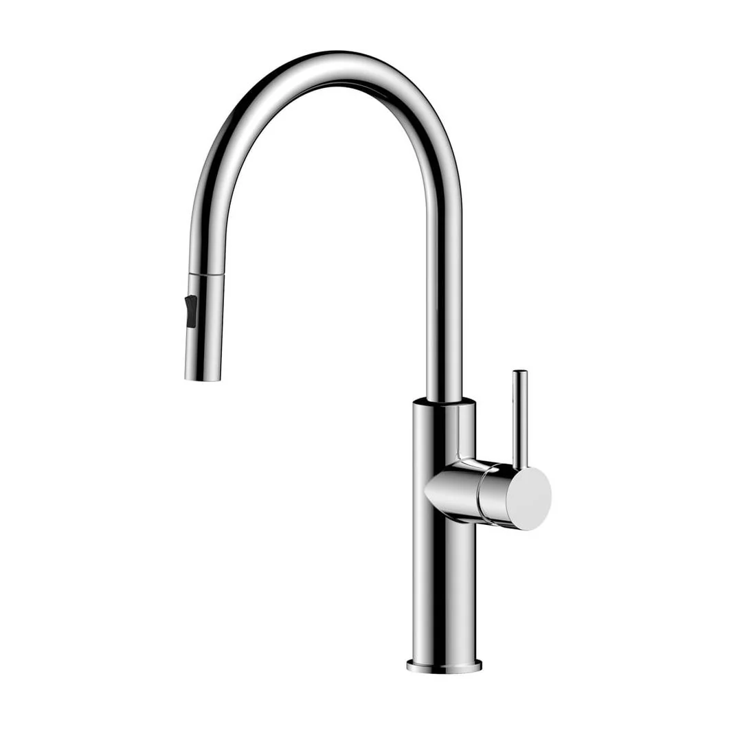 Linsol Halo Pull Out Sink Mixer - Chrome