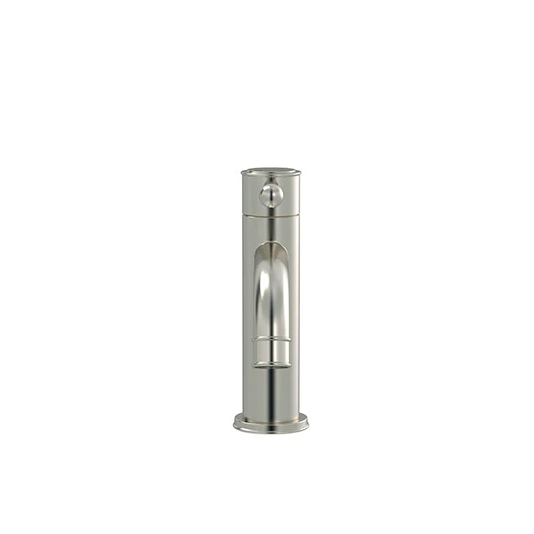 Meir Harrington Short Basin Mixer Tap - Brushed Nickel - Image 2