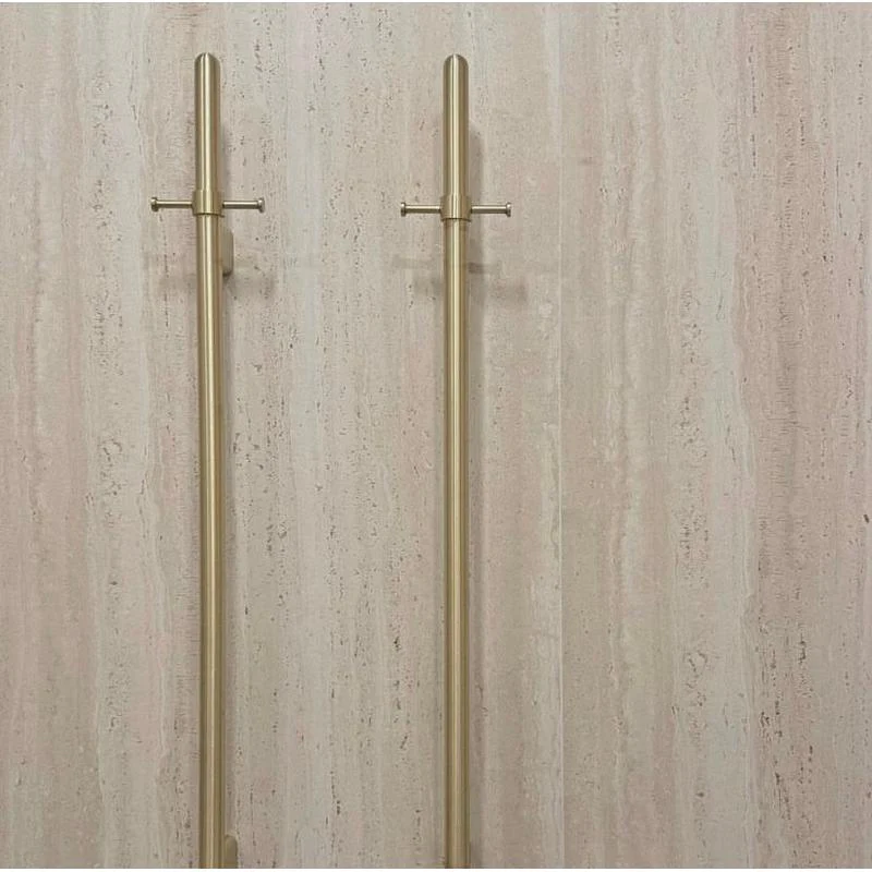 Meir Heated Vertical Towel Rail - PVD Tiger Bronze - Image 3