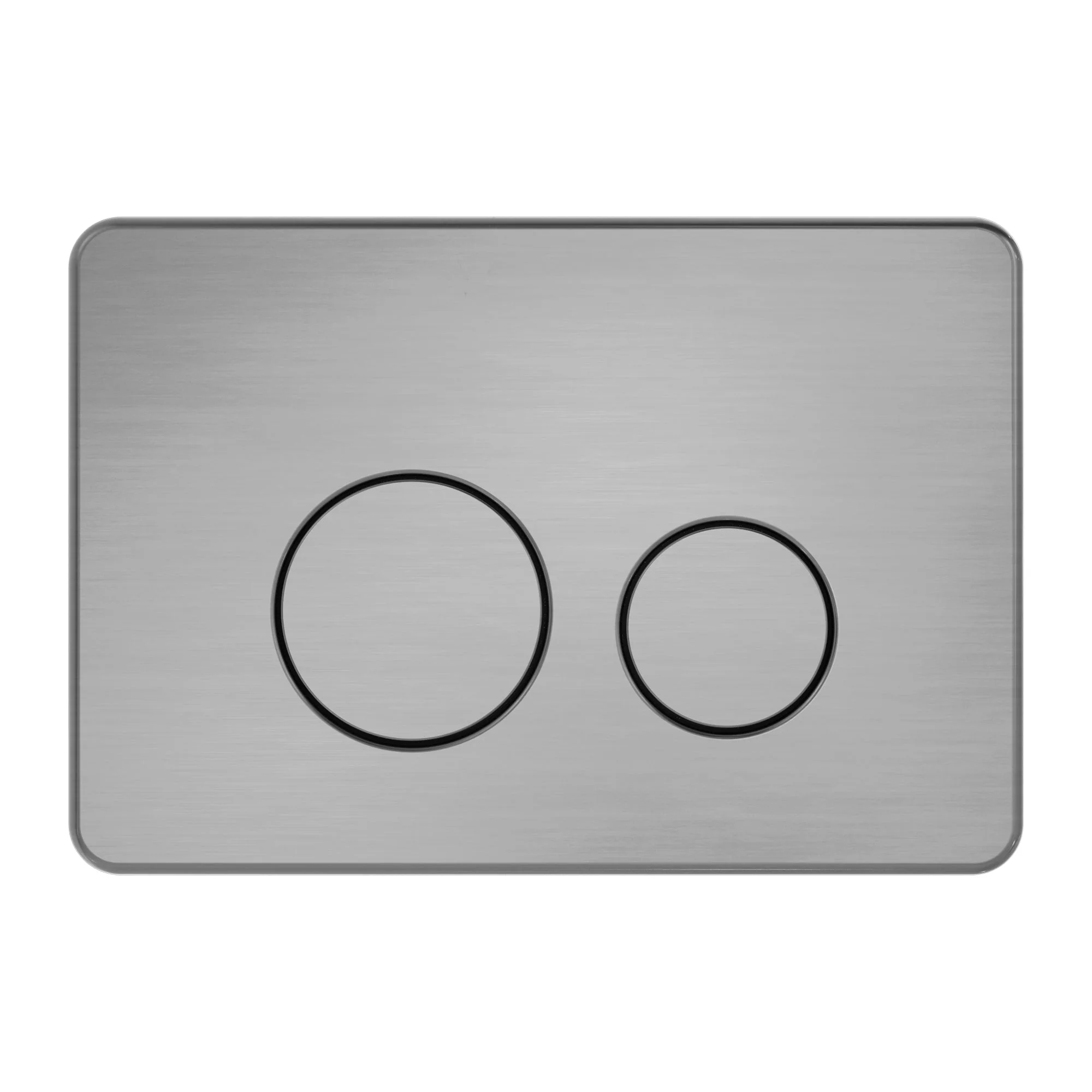 Nero In Wall Toilet Push Plate - Gun Metal - Image 2