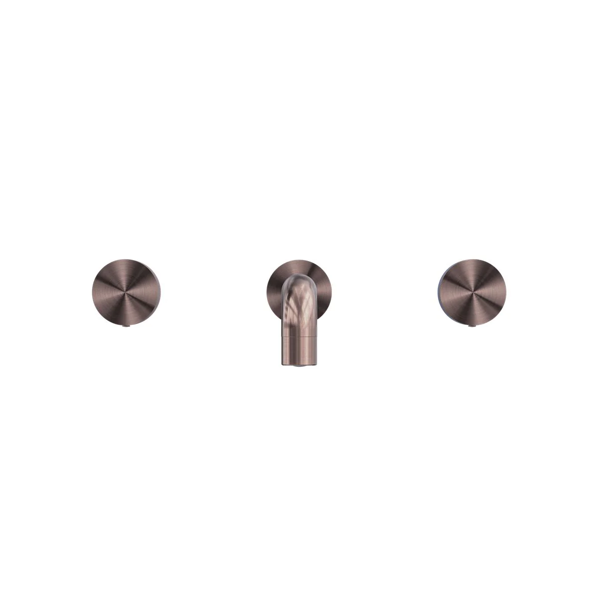 Nero Kara Wall Basin Set - Brushed Bronze - Image 2