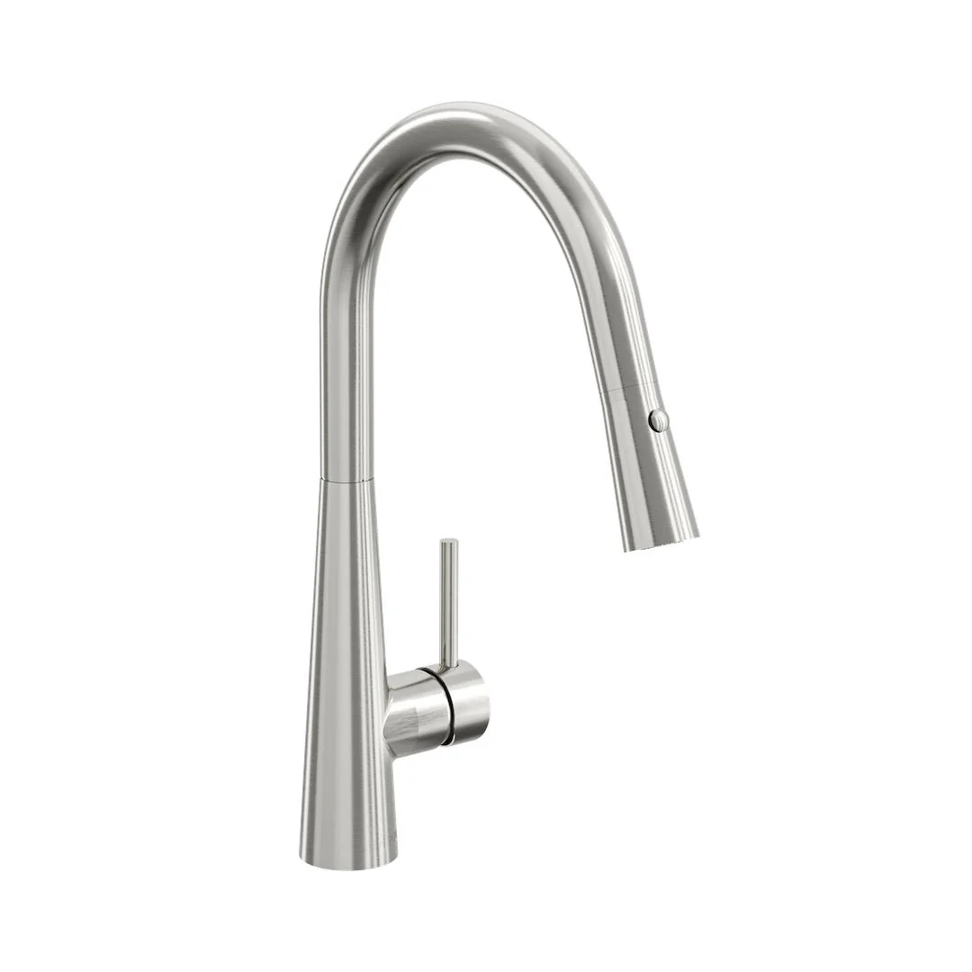 Linsol Kashi Pull Out Sink Mixer - Brushed Nickel - Image 2