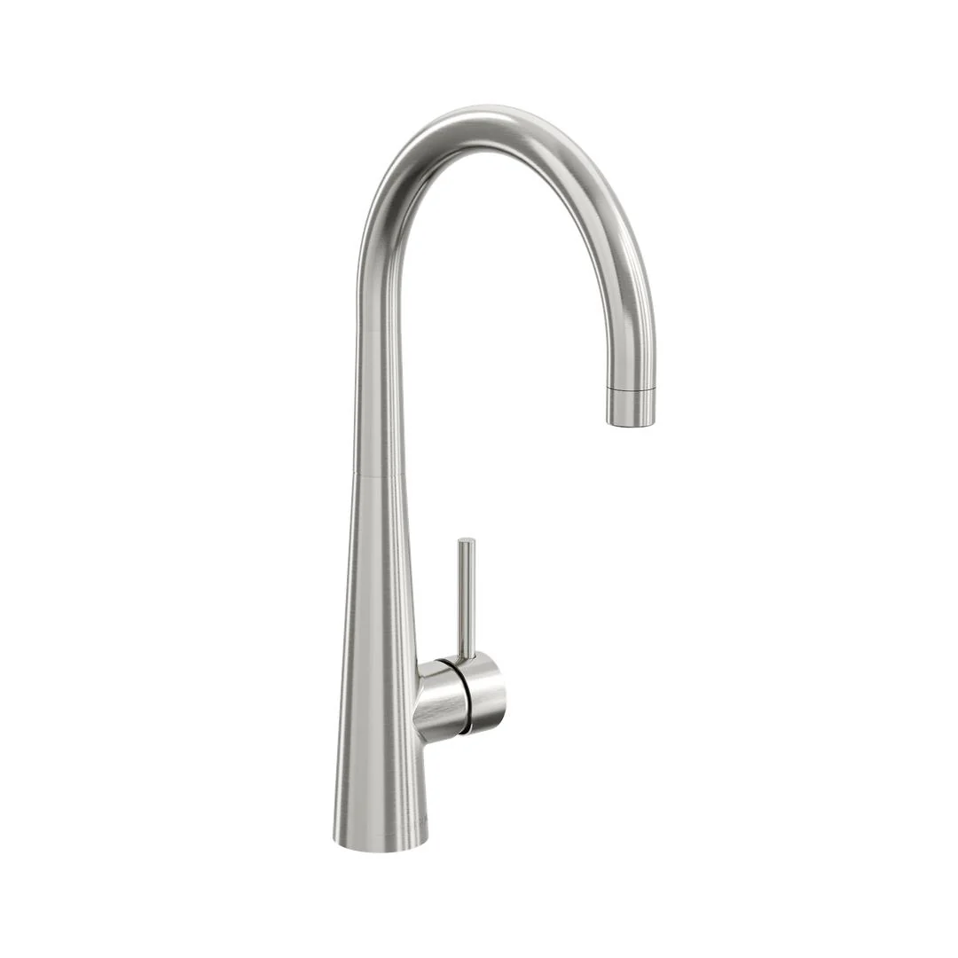 Linsol Kashi Sink Mixer - Brushed Nickel - Image 2