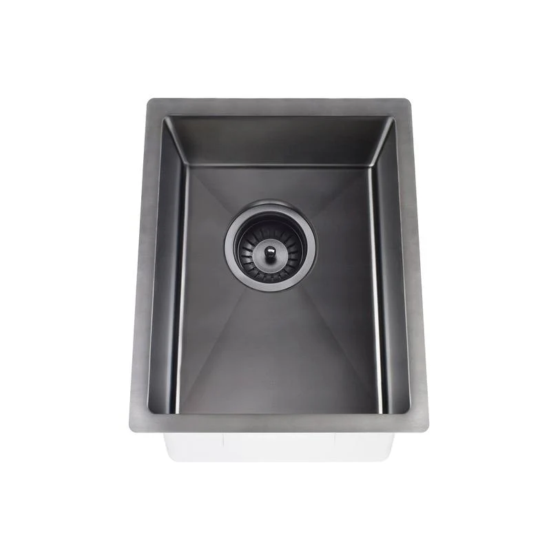 Meir Lavello Kitchen Sink Single Bowl 380 x 440 - PVD Gun Metal Black - Image 3