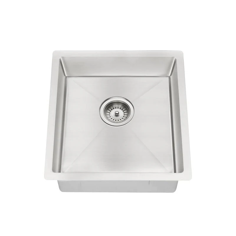 Meir Lavello Kitchen Sink Single Bowl 450 x 450 - PVD Brushed Nickel - Image 3
