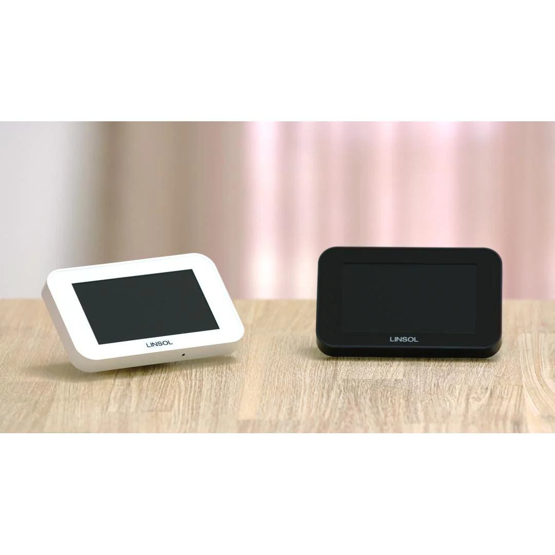 Linsol Konnect 5.1in Dual Thermostat - Matte Black - Image 2