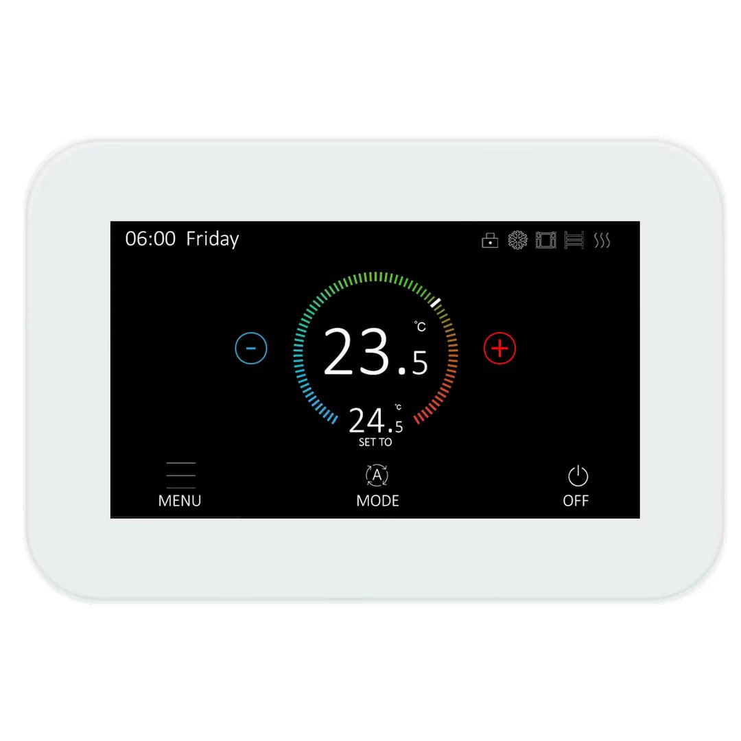 Linsol Konnect 5.1in Dual Thermostat - Matte White