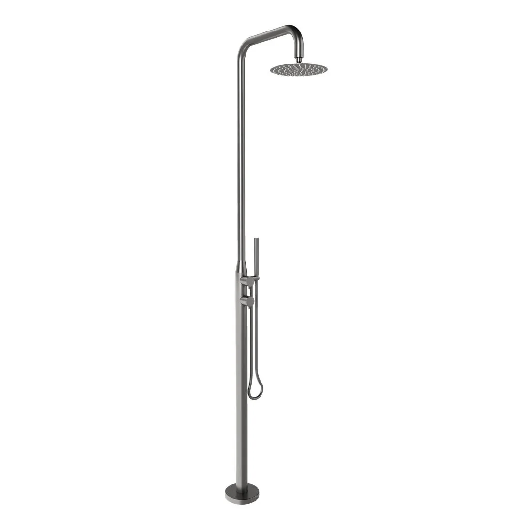Linsol Lamezia Marine Grade Outdoor Shower - Gunmetal