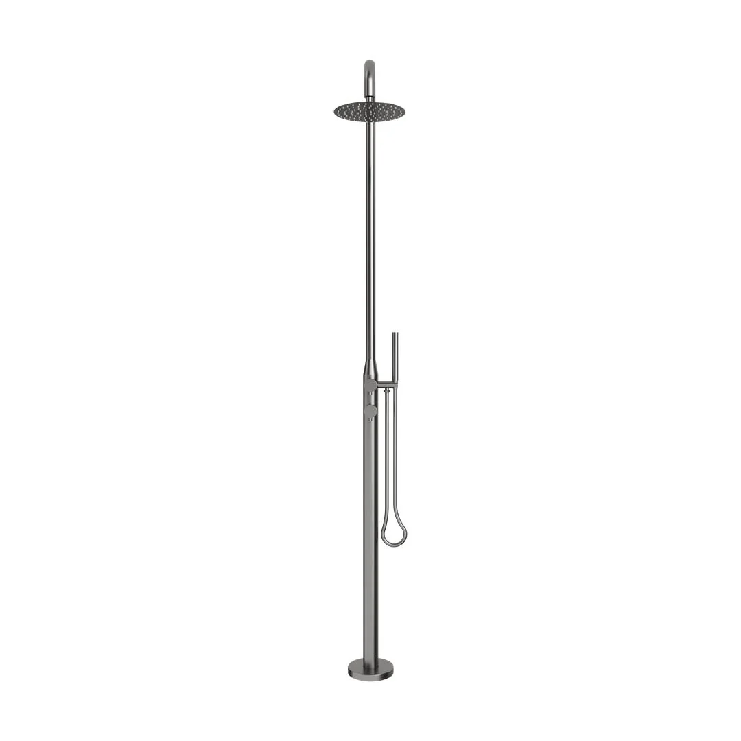Linsol Lamezia Marine Grade Outdoor Shower - Gunmetal - Image 3