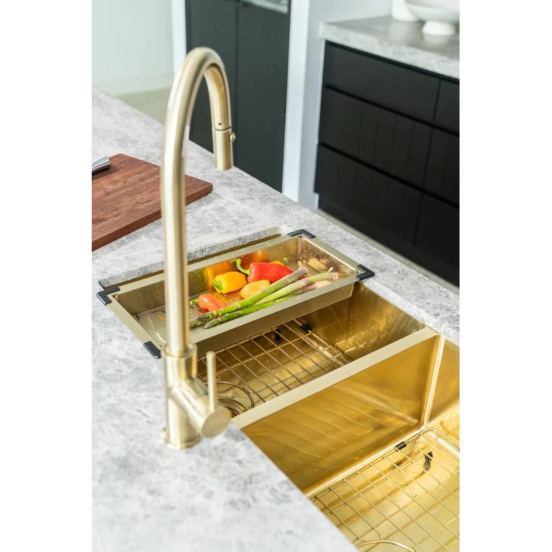 Meir Lavello Protection Grid for MKSP-D1160440D (2pcs) - Brushed Bronze Gold - Image 4