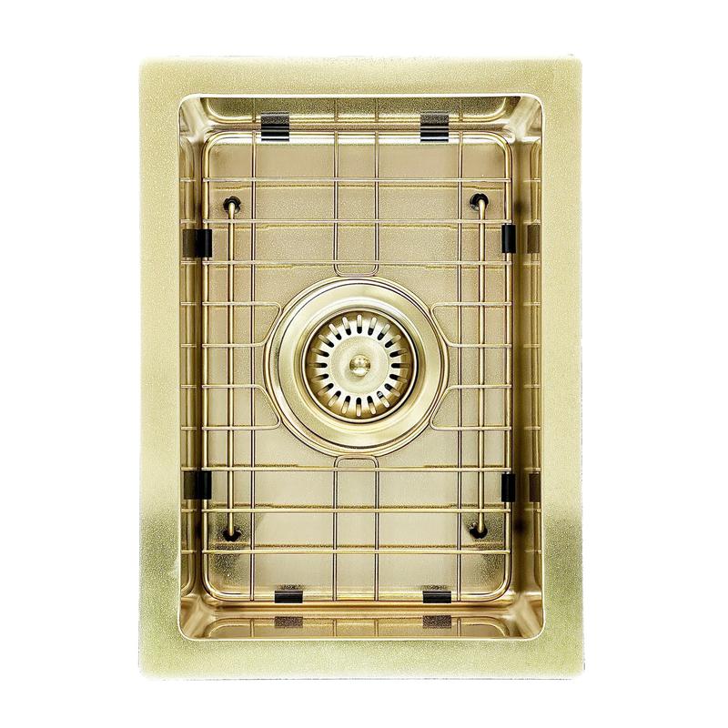 Meir Lavello Protection Grid for MKSP-S322222 - PVD Brushed Bronze Gold - Image 2
