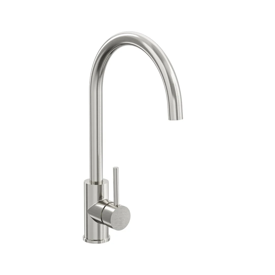 Linsol Louis Sink Mixer - Brushed Nickel - Image 2