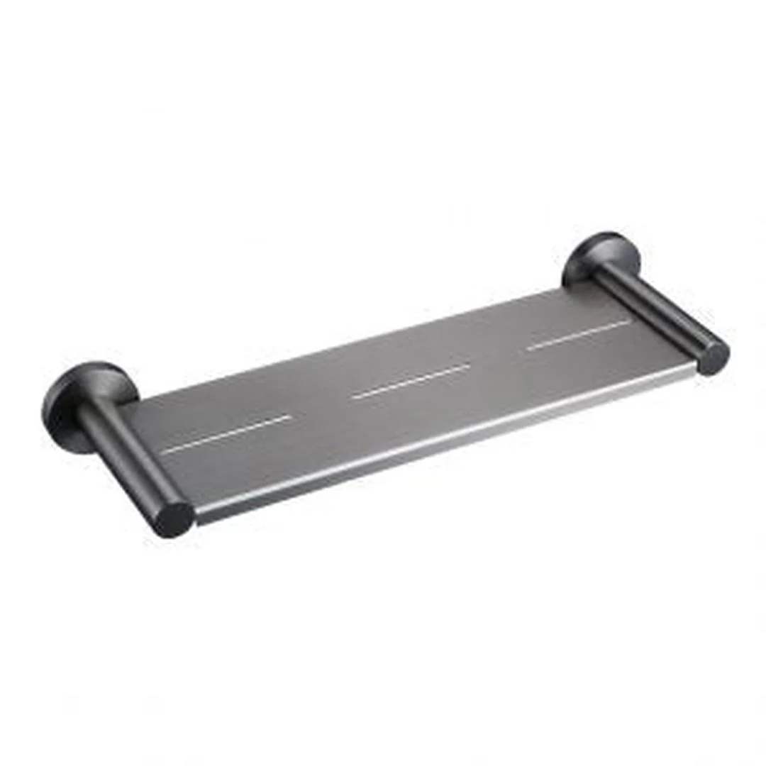 Linsol Lux S2 Metal Shower Shelf - Gunmetal