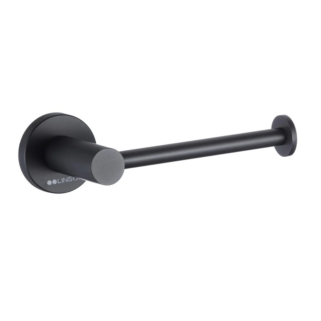 Linsol Lux S2 Toilet Roll Holder - Matte Black