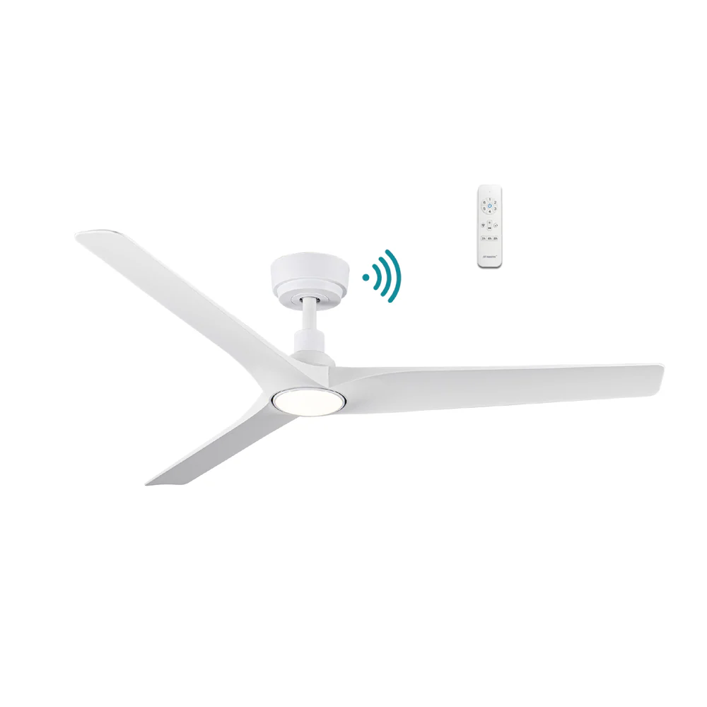 Martec Cordoba DC 52″ Smart Ceiling Fan With WIFI Remote Control + LED light - Matt White
