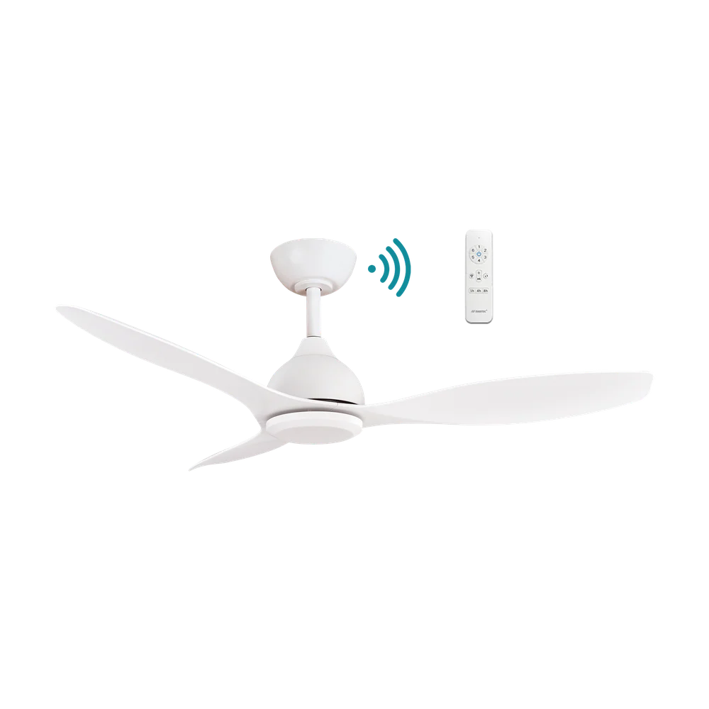 Martec Elite DC 48″ Smart Ceiling Fan With WIFI Remote Control - Matt White