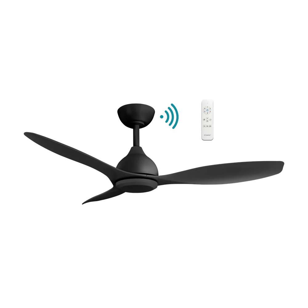 Martec Elite DC 52″ Smart Ceiling Fan With WIFI Remote Control - Matt Black