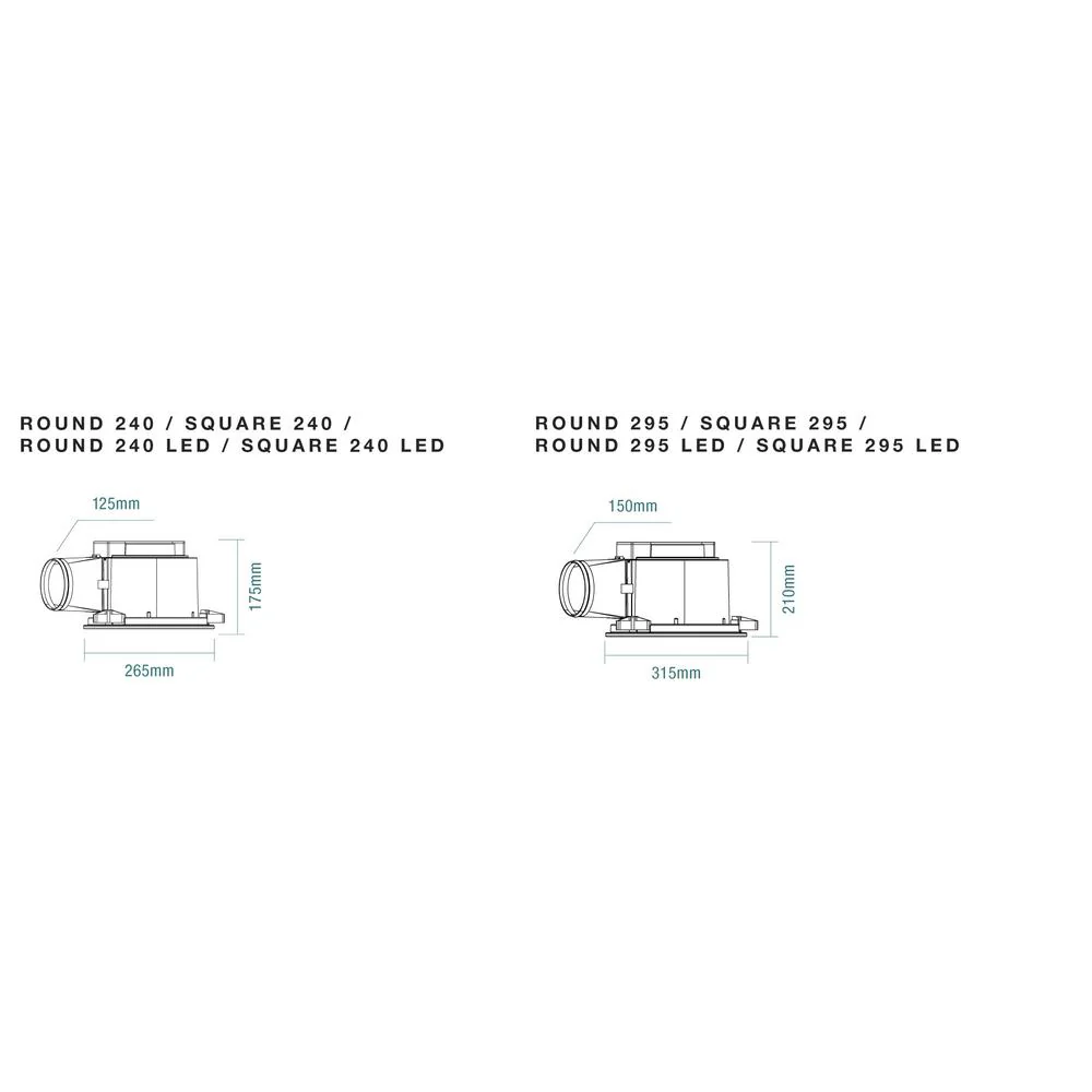 Martec Flow 295mm Round Exhaust Fan - Matt White - Image 2