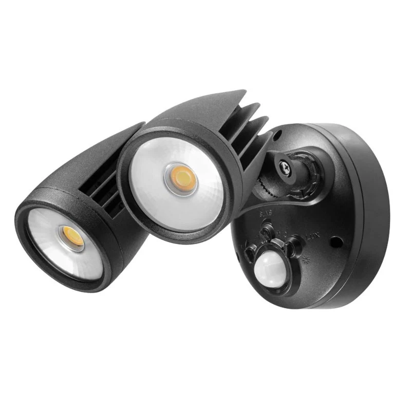 Martec Fortress Pro 36W Tricolour LED Security Flood Light Double Head