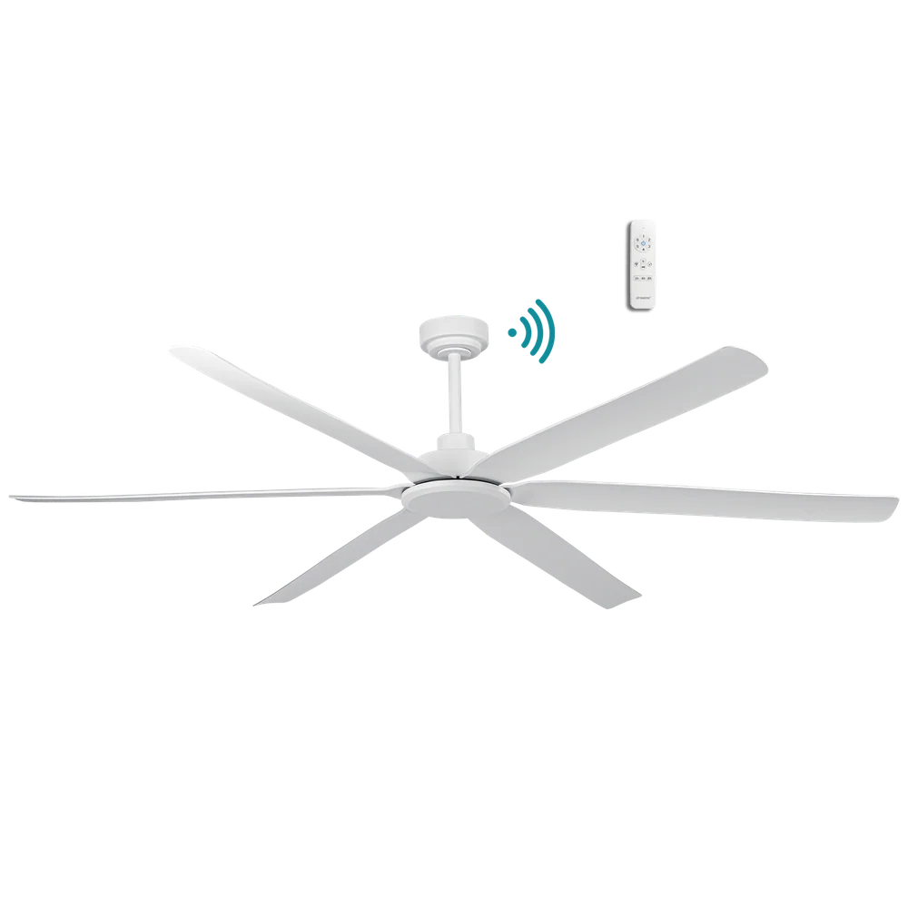 Martec Osprey DC 80″ Smart Ceiling Fan With WIFI Remote Control - Matt White / Matt White