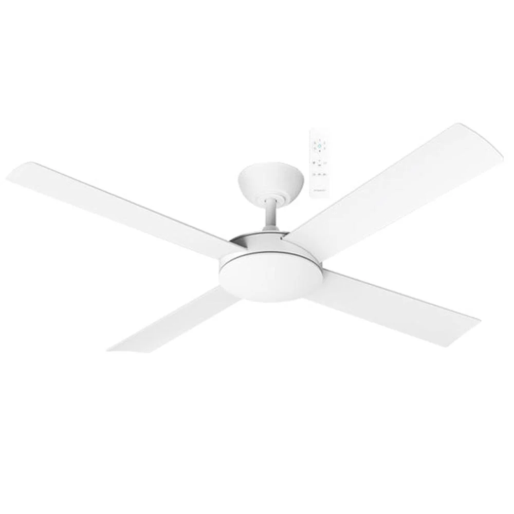 Martec Quantum DC 48″ DC Ceiling Fan With Remote Control - Matt White