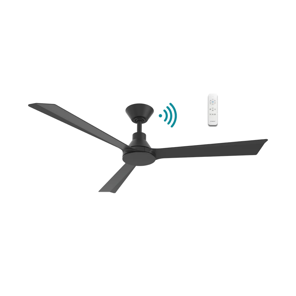 Martec Riviera DC 52″ Smart Ceiling Fan With WIFI Remote Control - Matt Black