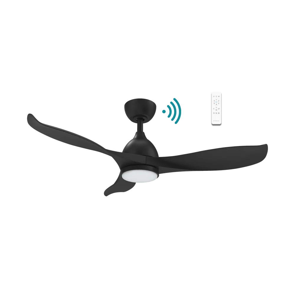 Martec Scorpion DC 52″ Smart Ceiling Fan With WIFI Remote Control + LED light - Matt Black