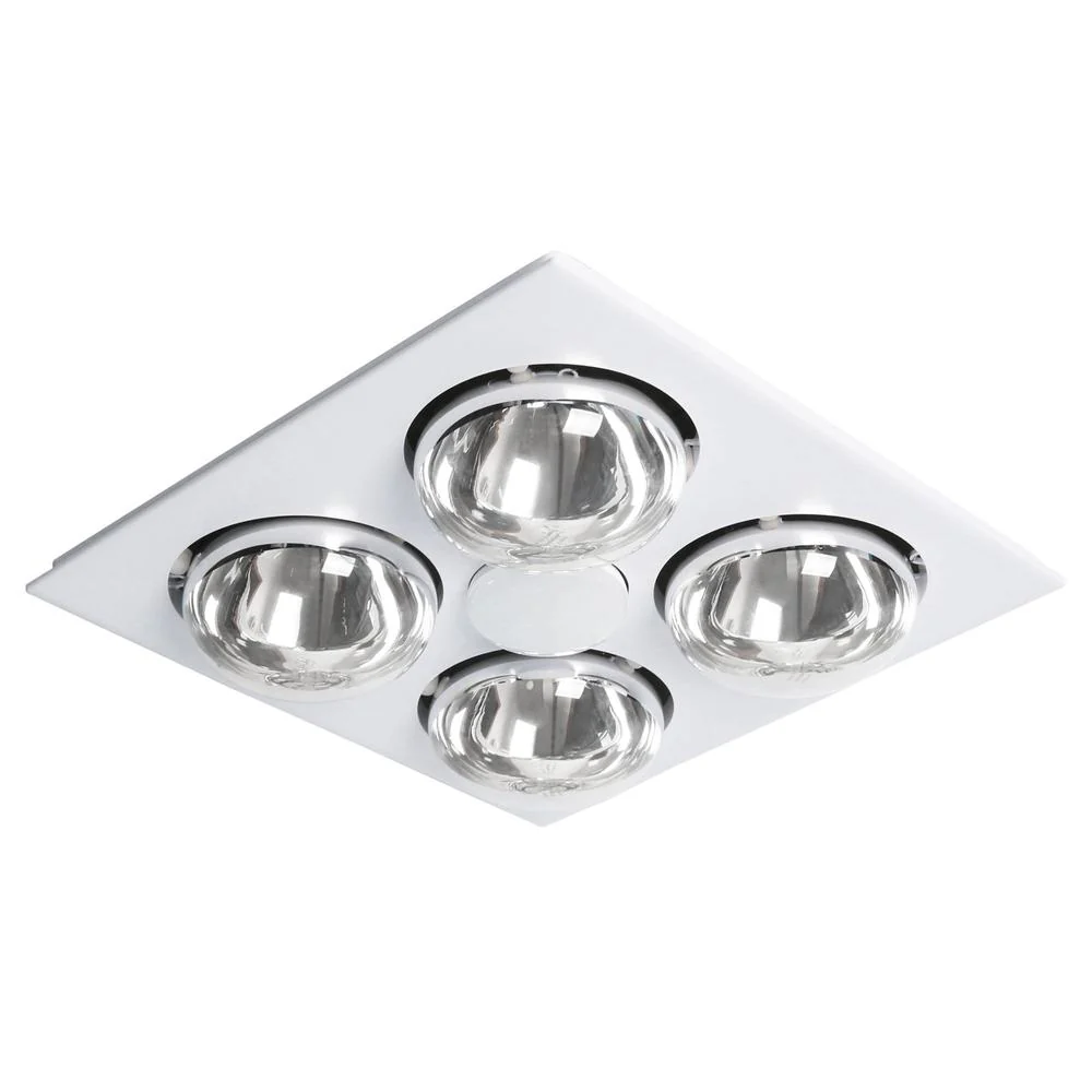 Martec Striker 4 – 3 in 1 Bathroom Heater and Exhaust Fan with Tricolour LED Light - White - Image 2