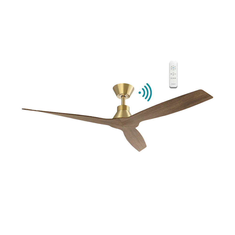 Martec Triumph DC 52″ Smart Ceiling Fan With WIFI Remote Control - Antique Bronze Walnut