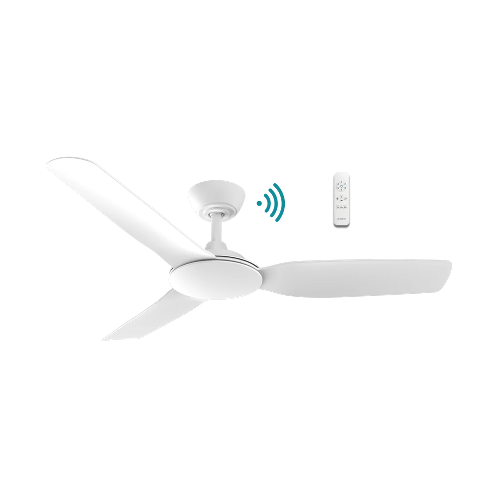 Martec Viper DC 52″ 3 Blade Smart Ceiling Fan With WIFI Remote Control - Matt White