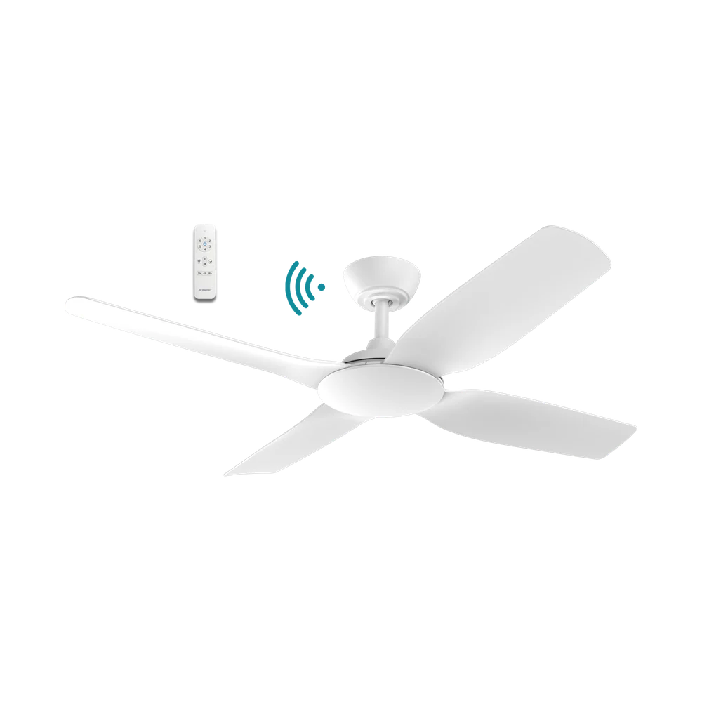 Martec Viper DC 52″ 4 Blade Smart Ceiling Fan With WIFI Remote Control - Matt White