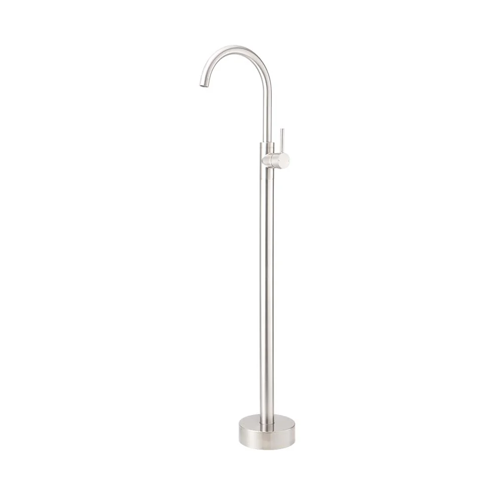 Mixx Matcha Floor Mounted Bath Filler - Brushed Nickel