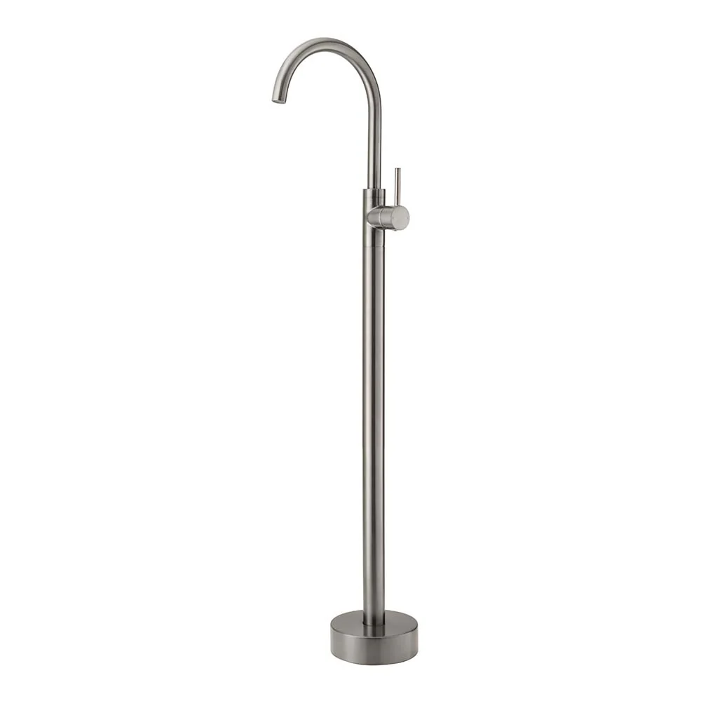 Mixx Matcha Floor Mounted Bath Filler - Gun Metal