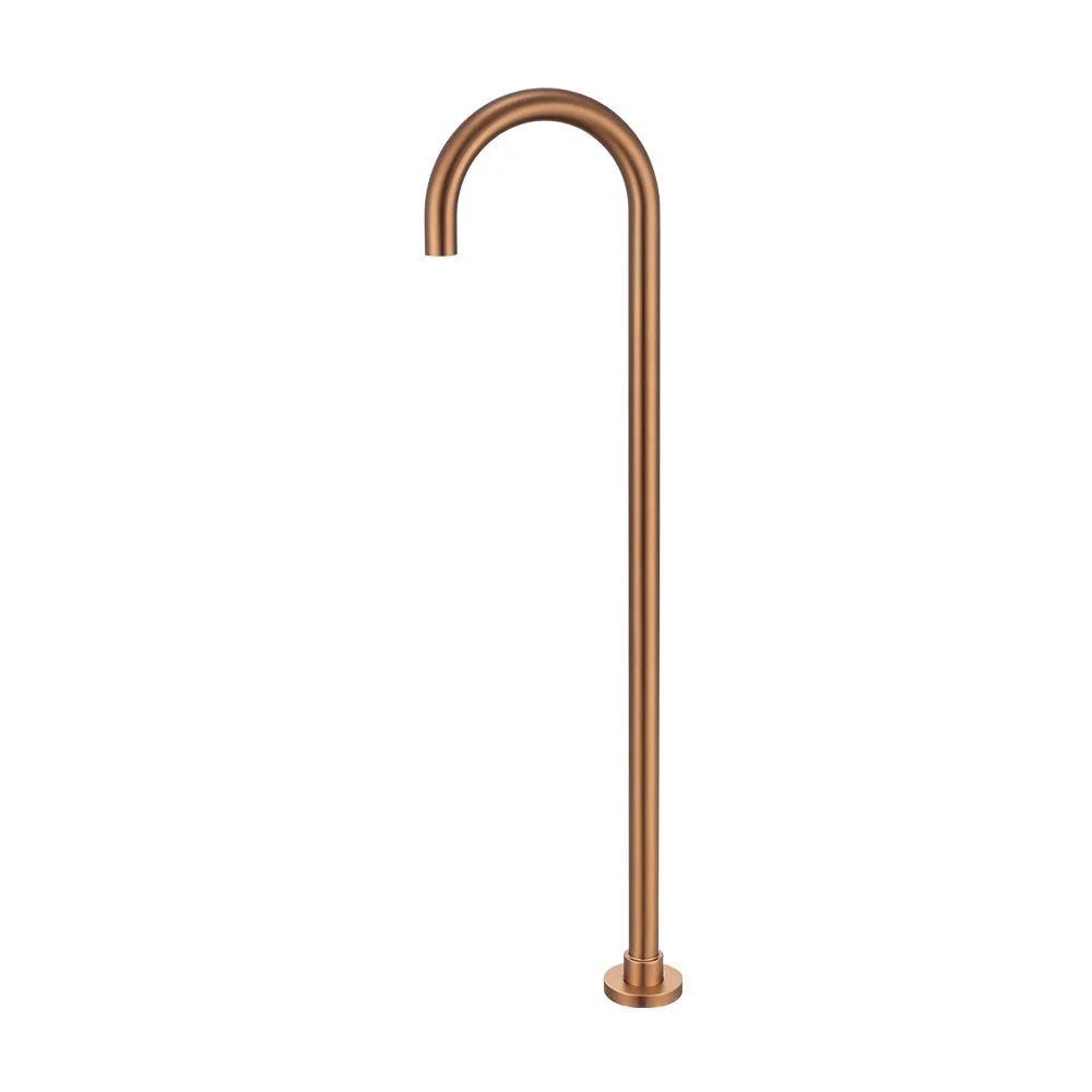 Mixx Matcha Floor Mounted Bath Spout - Brushed Bronze