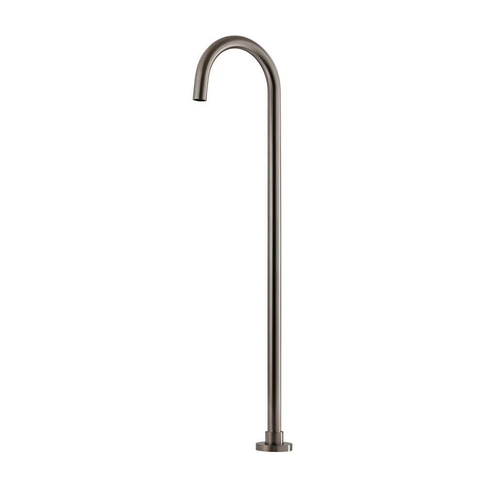 Mixx Matcha Floor Mounted Bath Spout - Gun Metal