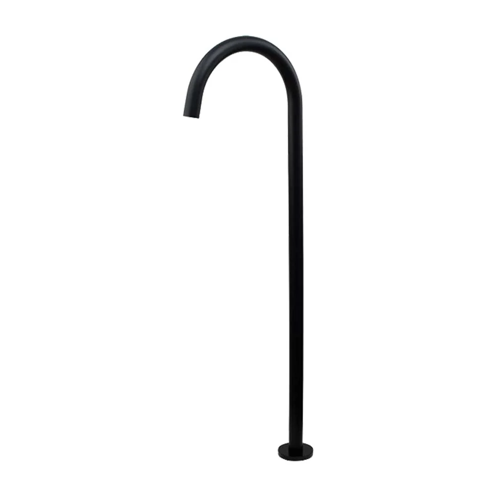 Mixx Matcha Floor Mounted Bath Spout - Matt Black