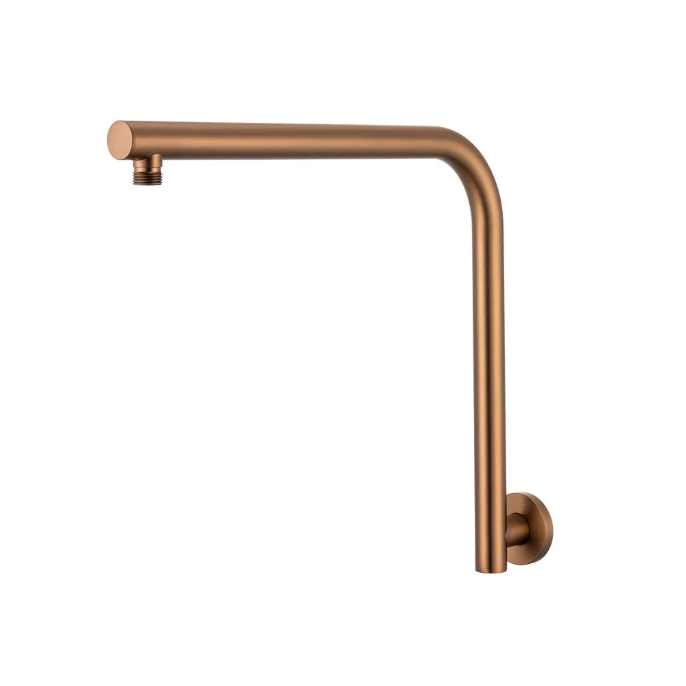 Mixx Matcha High Rise Shower Arm - Brushed Bronze