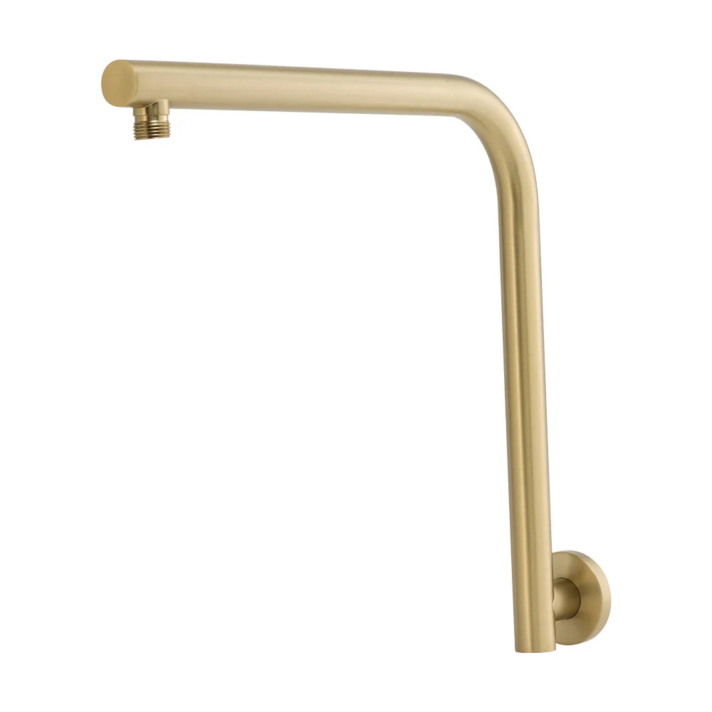 Mixx Matcha High Rise Shower Arm - Brushed Gold