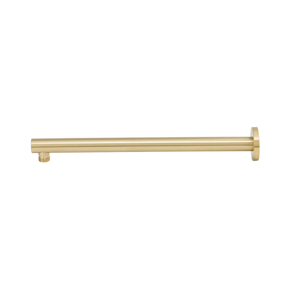 Mixx Matcha Straight Shower Arm 380mm - Brushed Gold