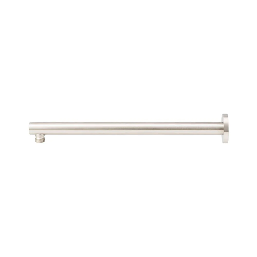 Mixx Matcha Straight Shower Arm 380mm - Brushed Nickel