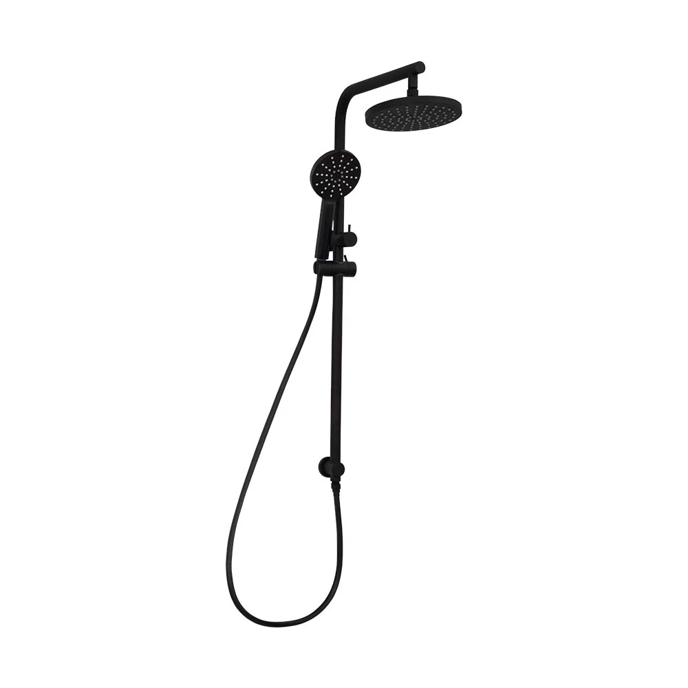 Mixx Matcha Twin Shower - Matt Black