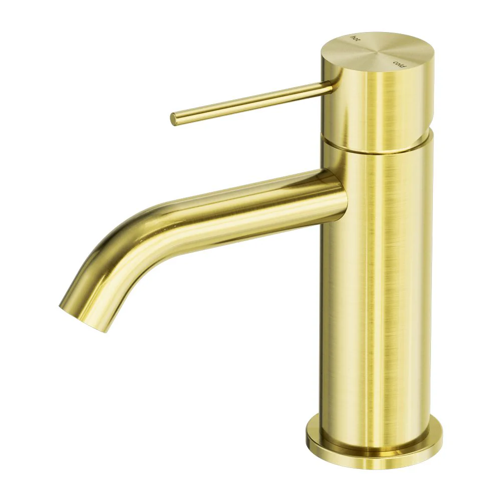 Nero Mecca Basin Mixer - Brushed Gold