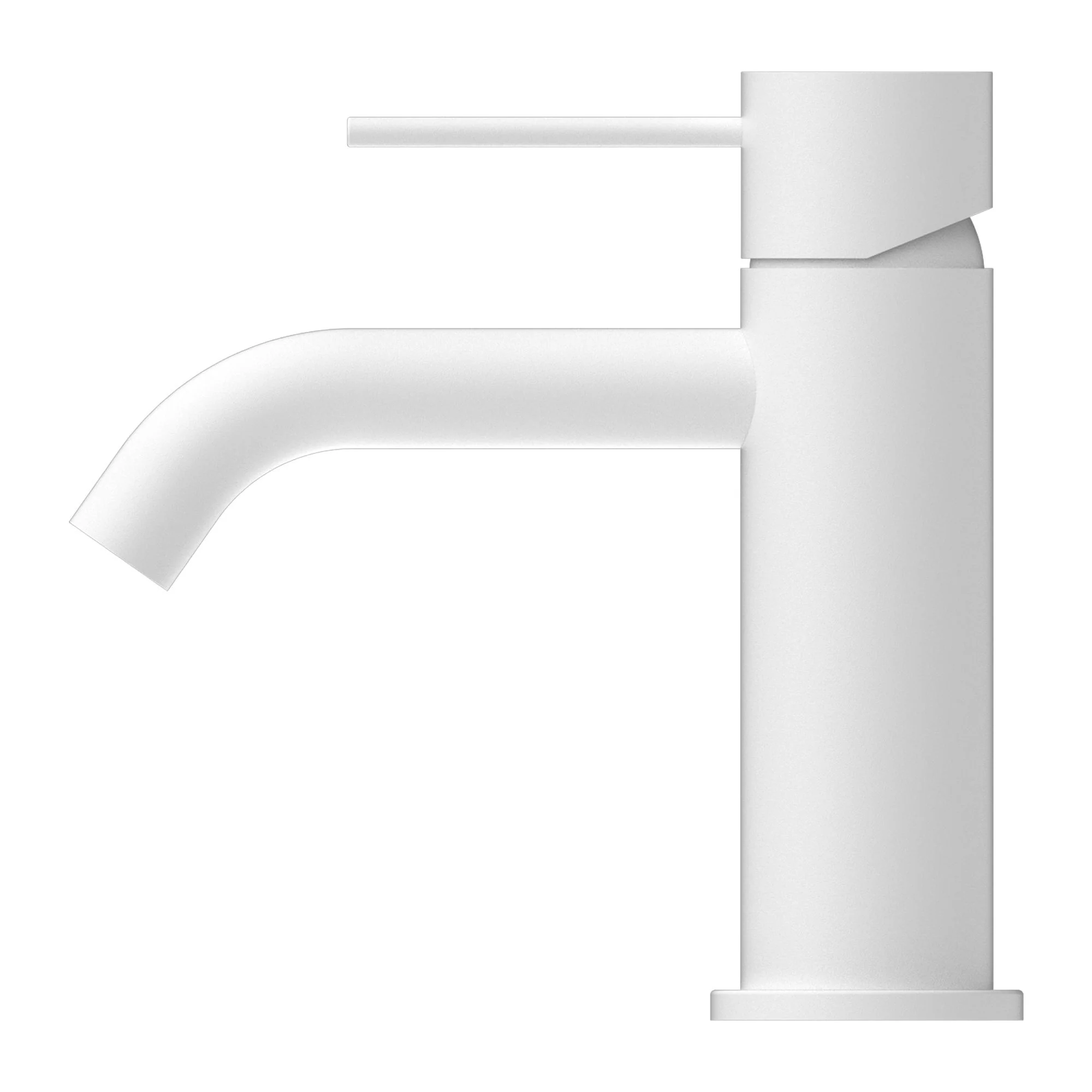 Nero Mecca Basin Mixer - White Matte - Image 2