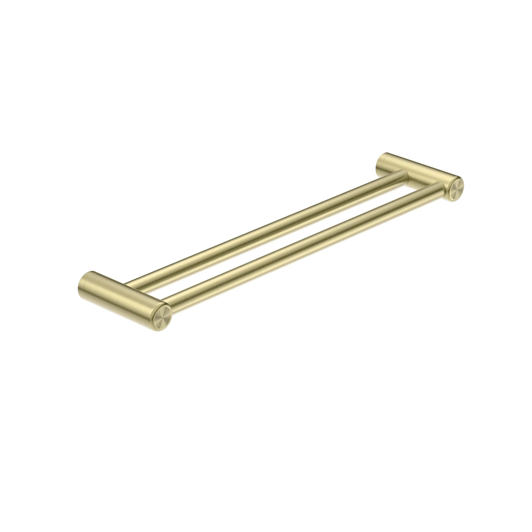 Nero Mecca Care 25mm Double Towel Grab Rail - Brushed Gold