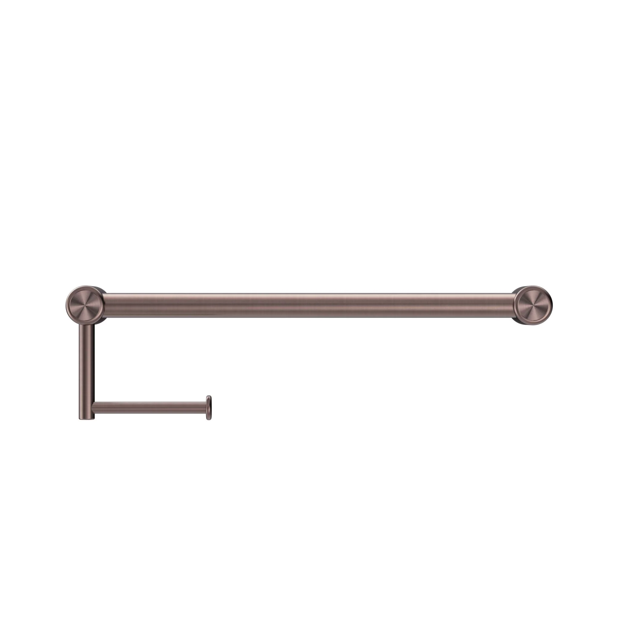 Nero Mecca Care 25mm Toilet Roll Rail - Brushed Bronze - Image 2