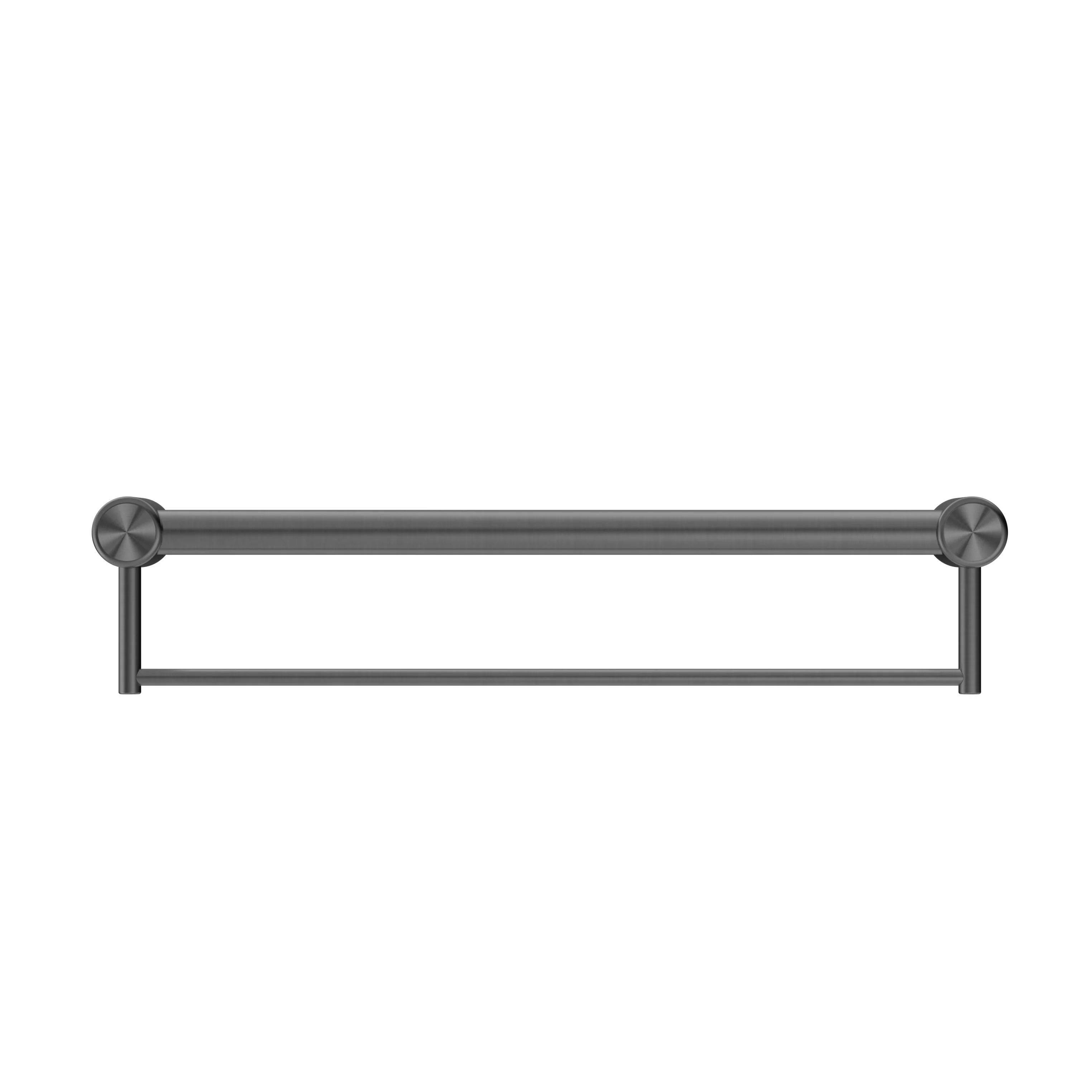 Nero Mecca Care 32mm Grab Rail With Towel Holder - Gun Metal - Image 2