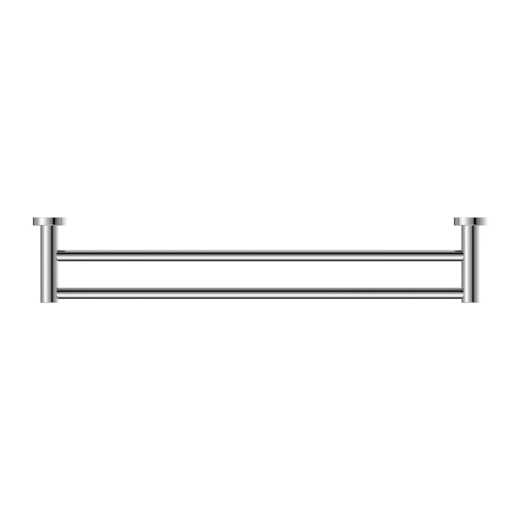 Nero Mecca Double Towel Rail - Chrome - Image 3