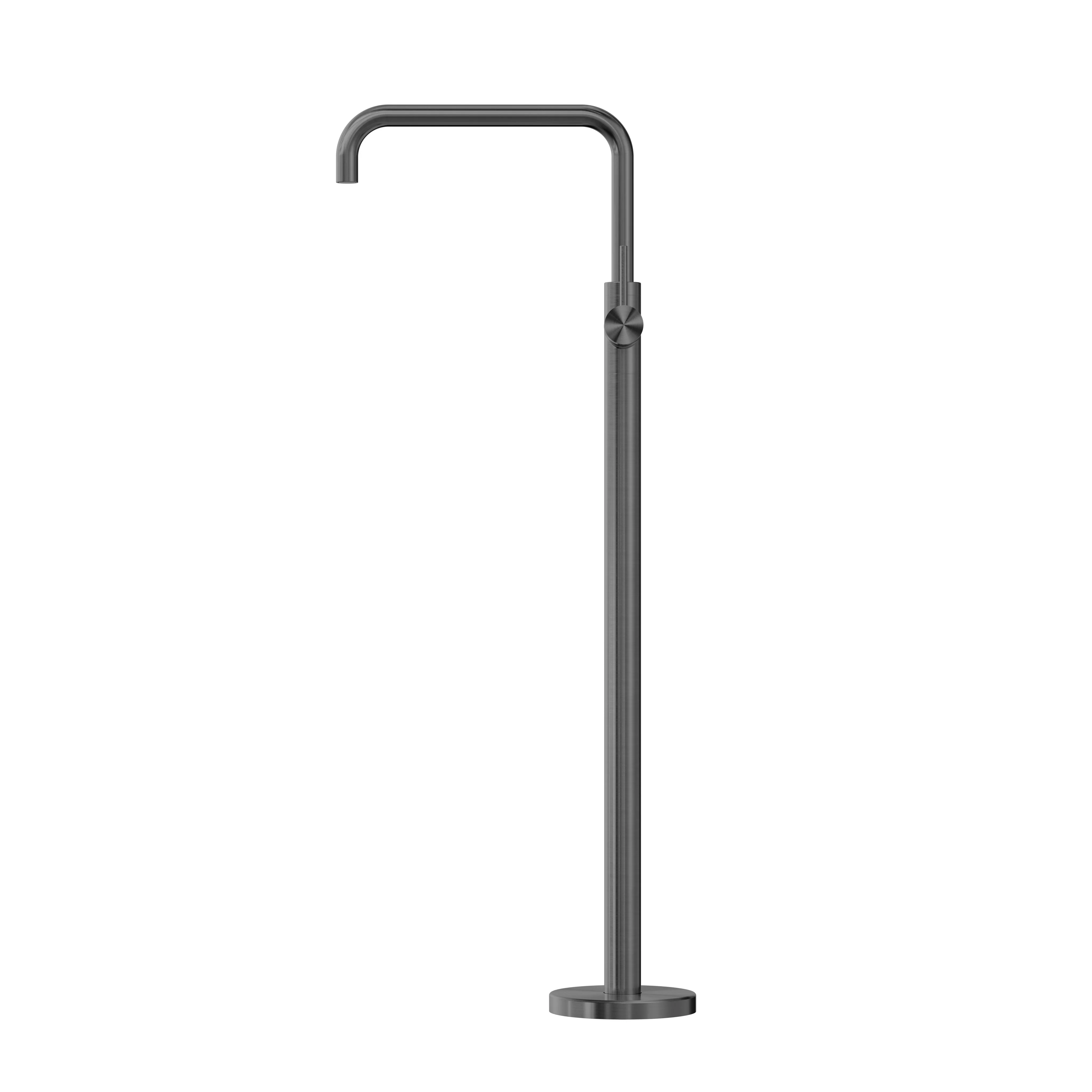 Nero Mecca Freestanding Bath Mixer Square Shape - Gun Metal - Image 2